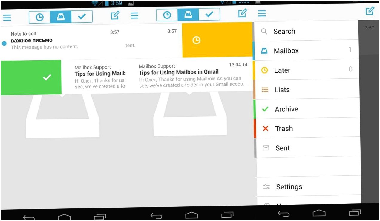 Mailbox: скоростная почта для Android (mailbox, скоростной, почта, длить) Mailbox: скоростная почта для Android