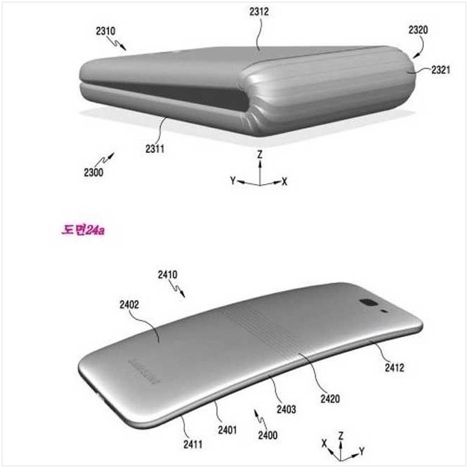 Гибкий смартфон Samsung Galaxy X