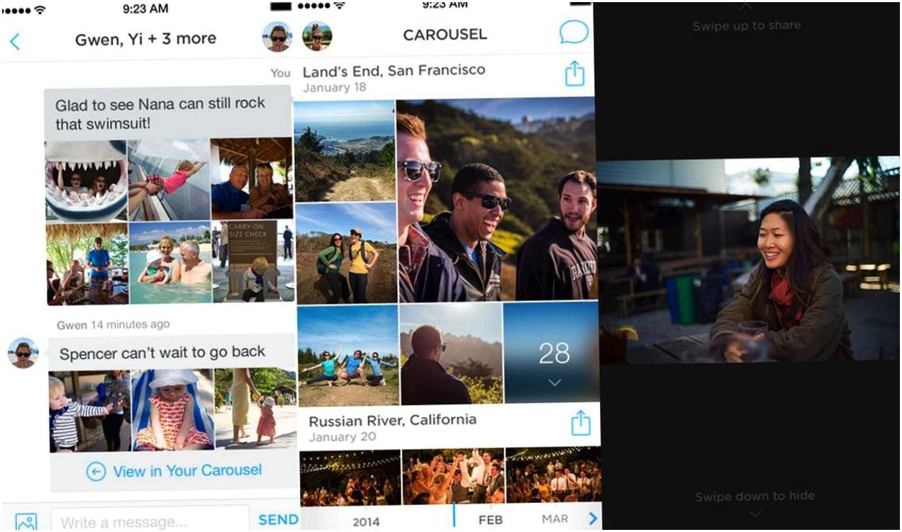 Carousel: обзор нового фотоприложения от Dropbox