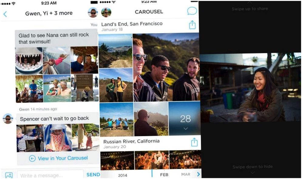 Carousel: обзор нового фотоприложения от Dropbox