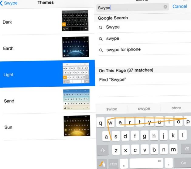 Со скоростью мысли. Обзор лучших сторонних клавиатур для iOS 8
