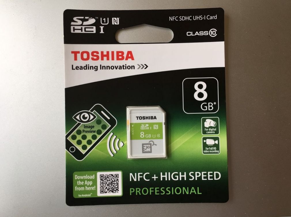 SD-карта с NFC поможет фотографам сэкономить время