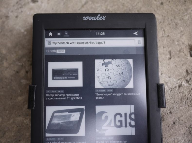 Умеют ли роботы читать? Обзор букридера Wexler.Book E6007 на Android