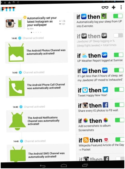 Обзор Android-приложения IFTTT: пульт управления всем