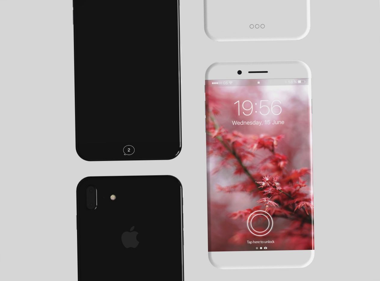 Размечтались: как независимые дизайнеры видят iPhone 8 и Galaxy S8 (размечтаться, независимый, дизайнеры, видеть) Размечтались: как независимые дизайнеры видят iPhone 8 и Galaxy S8