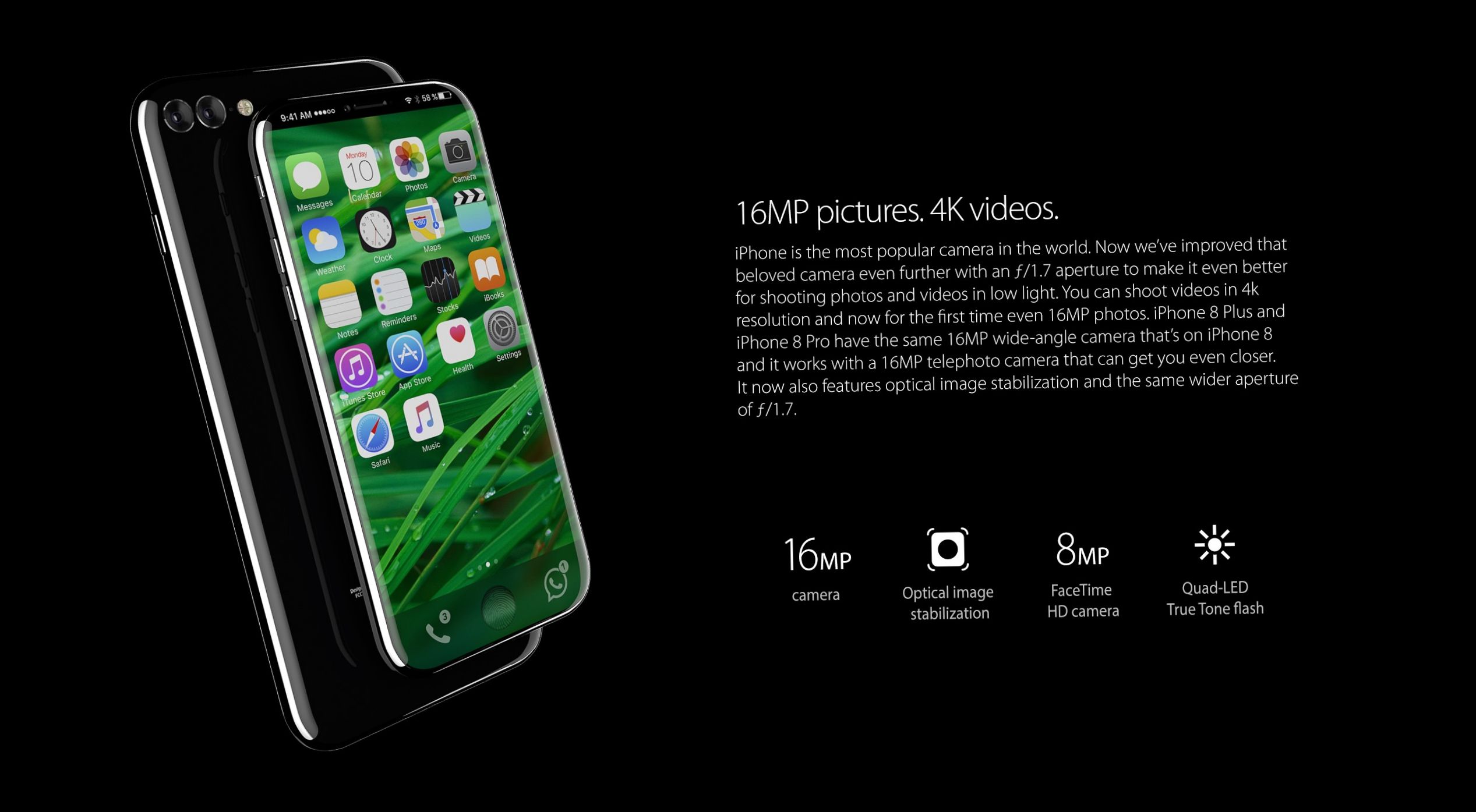 Размечтались: как независимые дизайнеры видят iPhone 8 и Galaxy S8 (размечтаться, независимый, дизайнеры, видеть) Размечтались: как независимые дизайнеры видят iPhone 8 и Galaxy S8