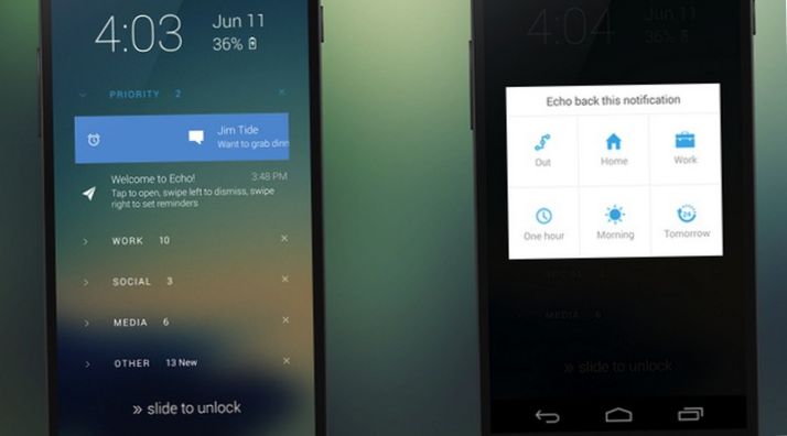 Приложение Echo покажет только важные уведомления