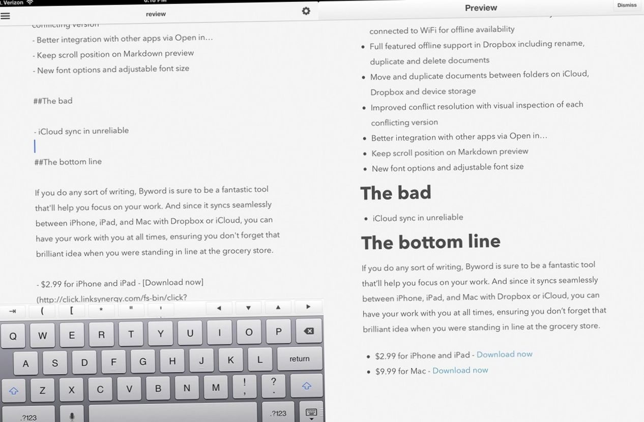 Толстому и не снилось. Лучшие текстовые редакторы для iPad (толстый, сниться, лучший, текстовой) Толстому и не снилось. Лучшие текстовые редакторы для iPad