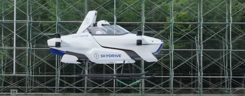 SkyDrive успешно выполнил первый пилотируемый полет своего летающего такси!