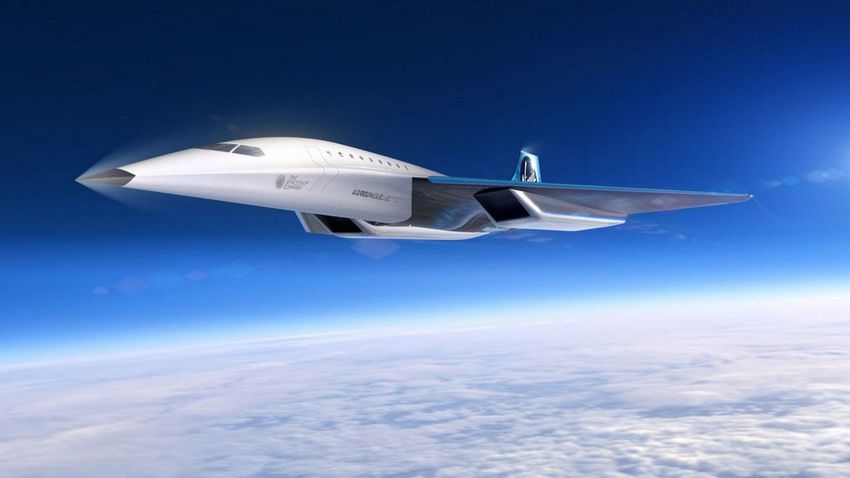 (virgin, galactic, представляет, сверхзвуковой, самолет, mach) Virgin Galactic представляет сверхзвуковой самолет Mach 3
